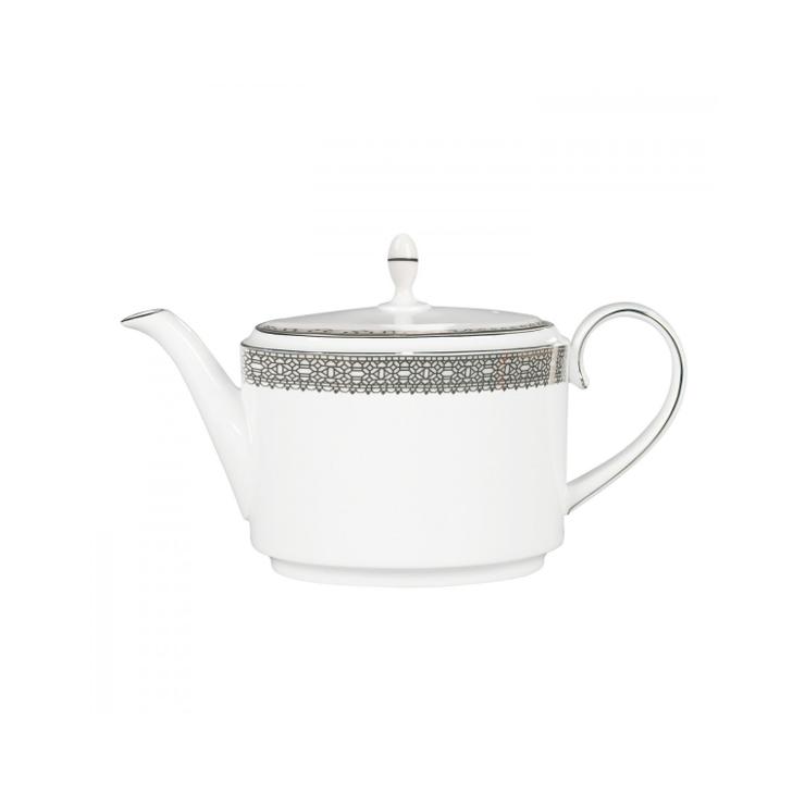 Wedgewood Vera Wang Lace Platinum Teapot