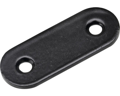 Hettich Connecting plate 40x15 mm gunmetal 50 pieces