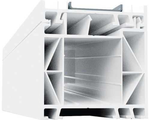 Widening profile 60 mm ARON Basic white/white length 1400 mm