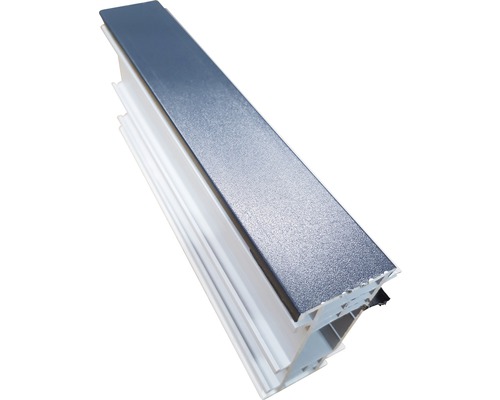 Widening profile ARON Comfort 35 mm white / titanium L: 1400 mm