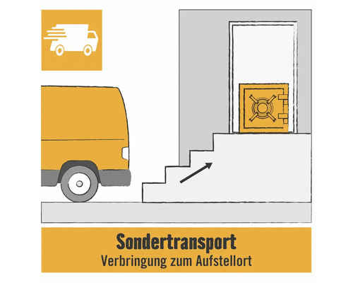 Burg Wächter Transport to the installation site