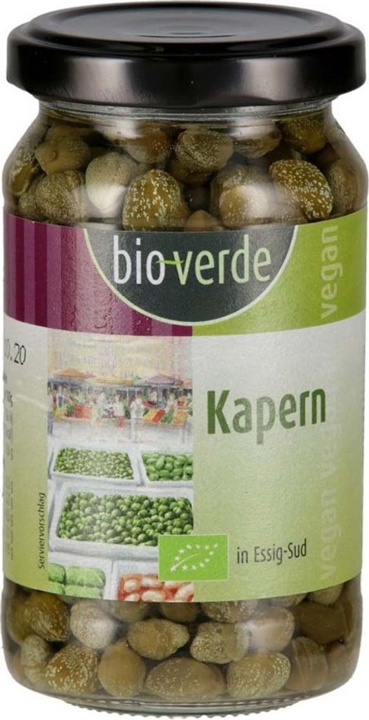 Organic Verde verde capers in vinegar broth drained weight 100 g -- 0.1 kg