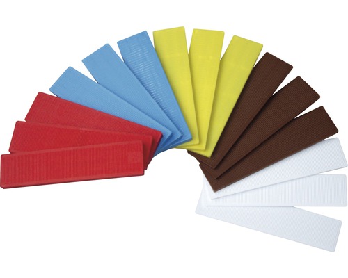 Hornbach Glazing blocks, spacers 1-5 mm, 15 pieces (3 pieces per size)