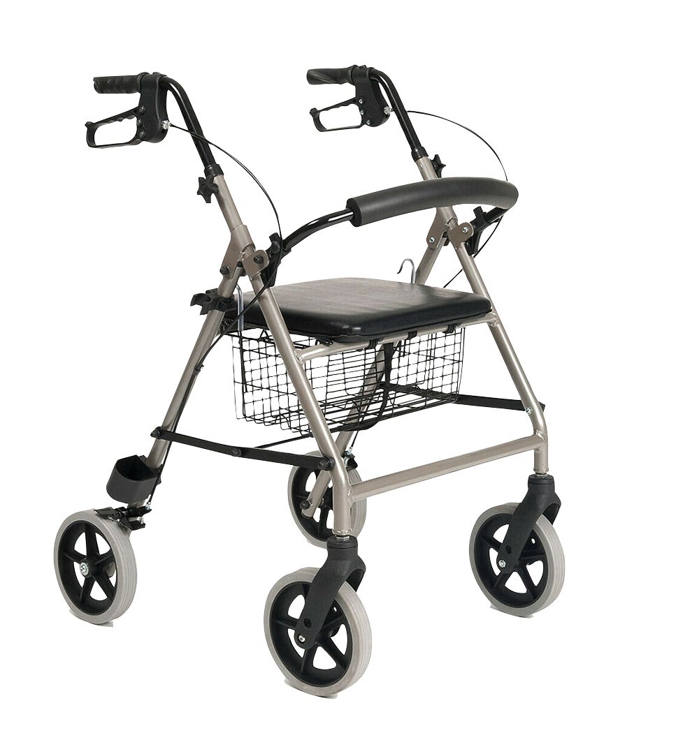 Vermeiren - lightweight rollator Eco Light, SH 55 cm, cane holder 1 St