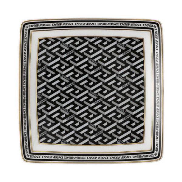 Versace by Rosenthal bowl La Greca Signature Black 12