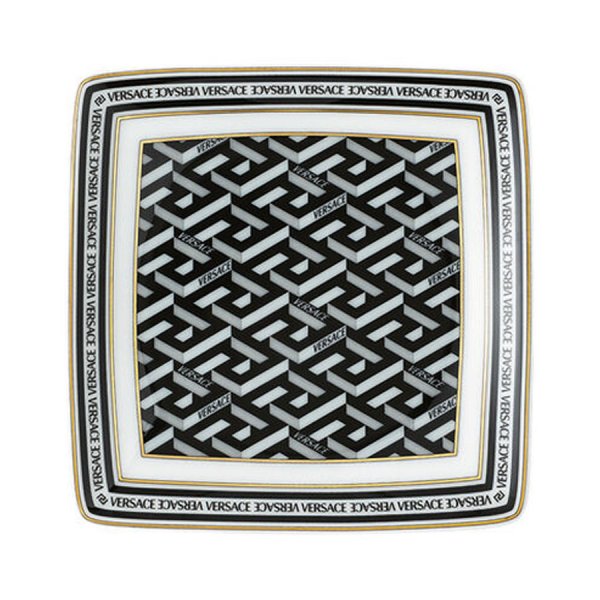 Versace by Rosenthal bowl La Greca Signature Black 9