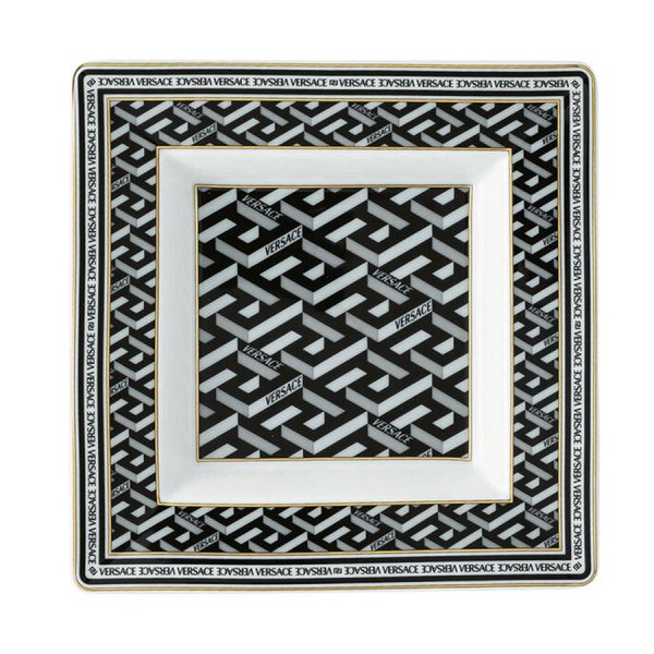Versace by Rosenthal bowl La Greca Signature Black