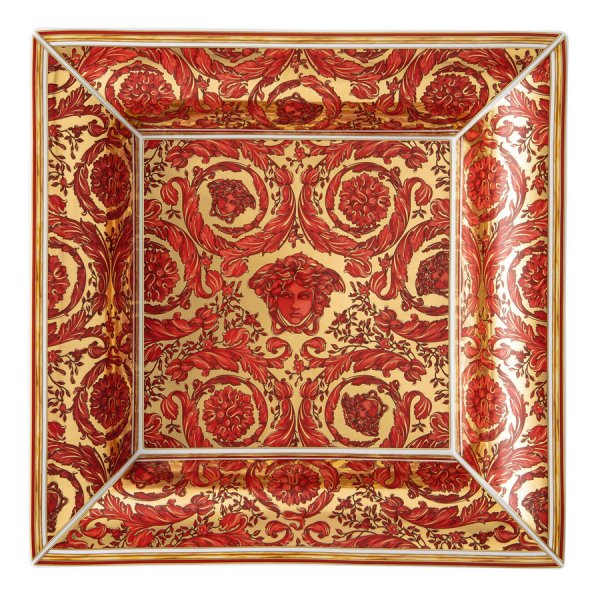 Versace by Rosenthal Medusa Bowl, Garland Red (28cm)