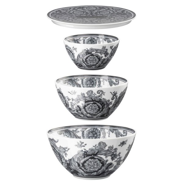 Versace by Rosenthal Barocco Haze 4-piece bowl set