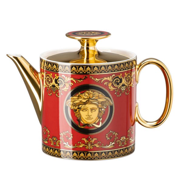 Versace by Rosenthal Teapot Medusa Red