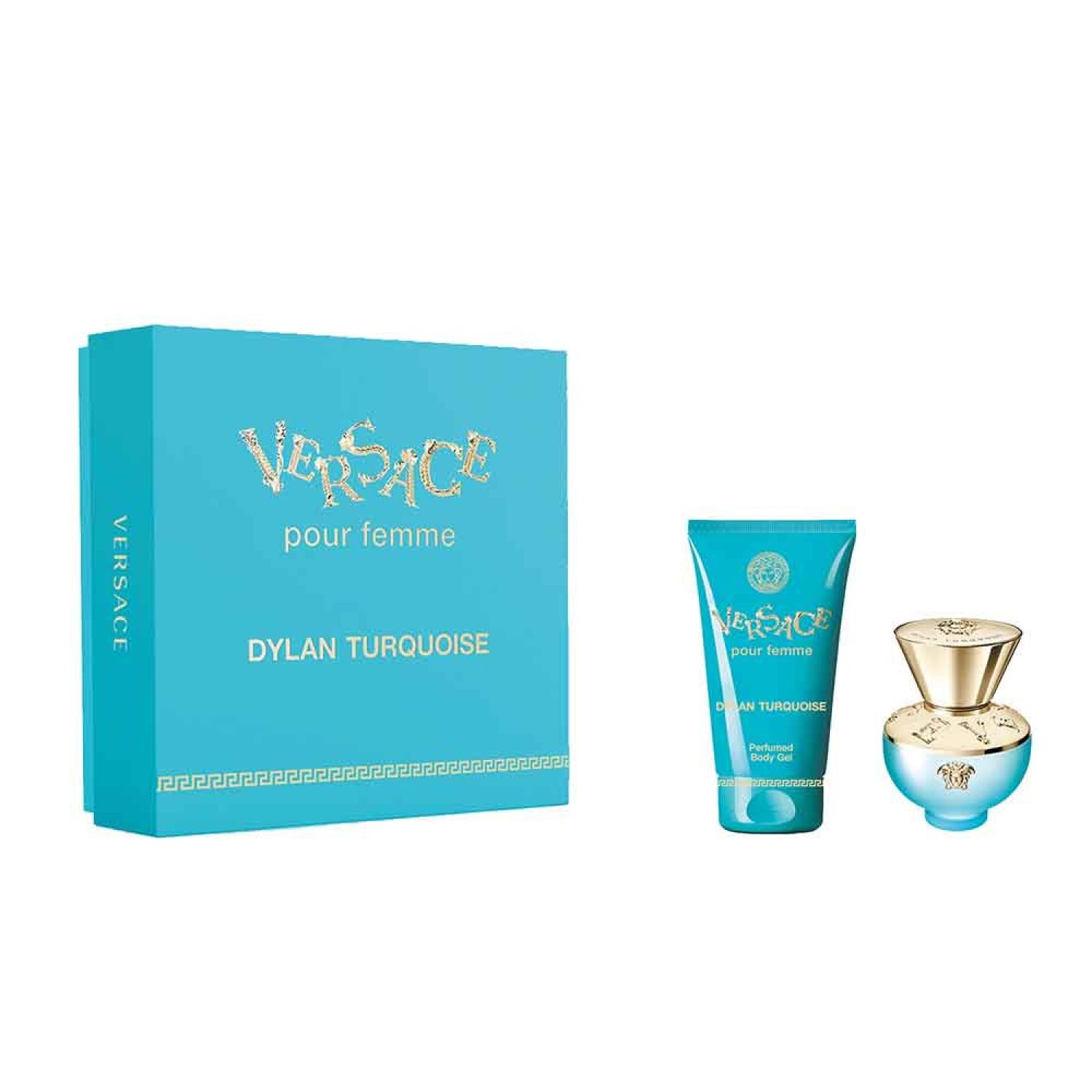 Versace Dylan Turquoise pour femme Set - 30ml EdT + 50ml body lotion 1 St