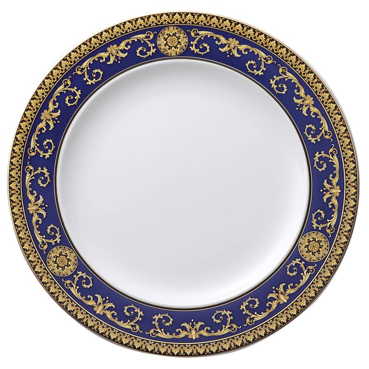 Versace Medusa Blue Plate