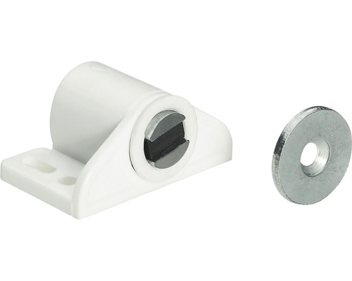 Hettich Adjustable magnetic catch, white, 5 pieces