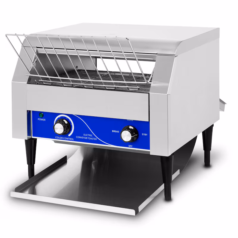 Vertes conveyor toaster 2640W, stainless steel, 7 levels, 2 modes, adding tray, 2 output trays, crumb tray