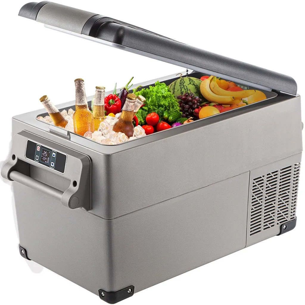 VEVOR Car Refrigerator 35L – Portable Compressor Refrigerator, Mini Fridge & Freezer for Car, Truck, RV, Boat – Electric Cooler