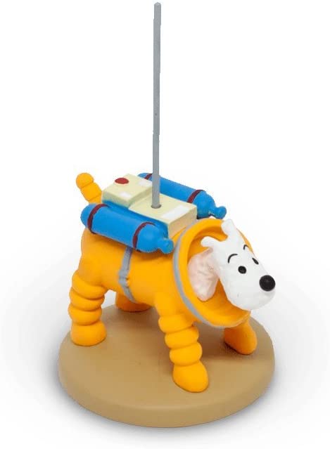 Moulinsart Figurine 11 Cm Captain Haddock Tintin Snowy On The Moon Luna