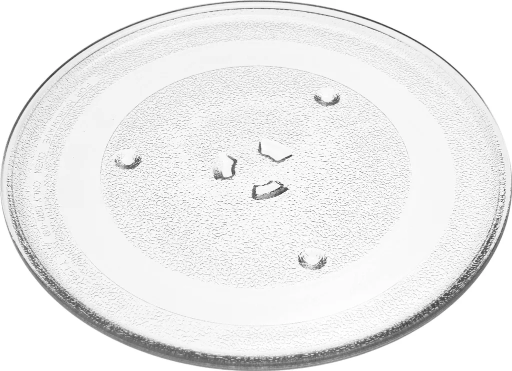 vhbw Microwave turntable compatible with Samsung GE86V-BB/XEN, GE86V-BB/XEO microwave ovens - turntable with Y-mount, 28.8 cm, glass, transparent