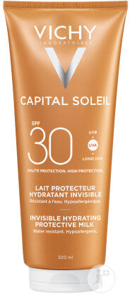 Vichy Capital Soleil Fresh Moisturizing And Protective Milk For Body And Face SPF30 Tube 300ml