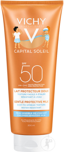 Vichy Capital Soleil Gentle Sun Milk For Children SPF50 Sensitive Skin Tube 300ml