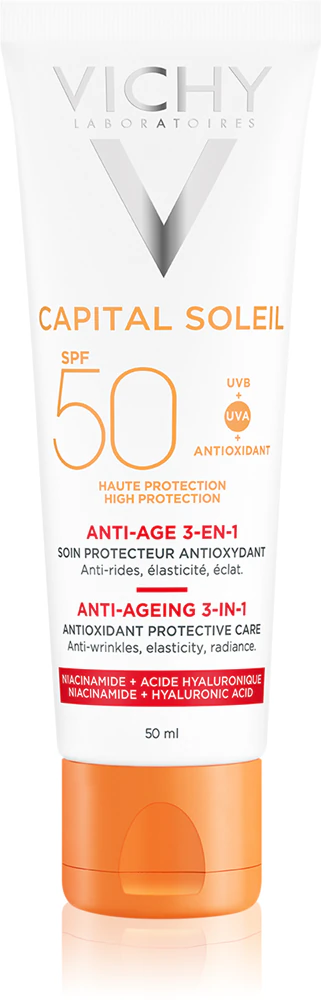 Vichy Capital Soleil protective cream against skin aging SPF 50