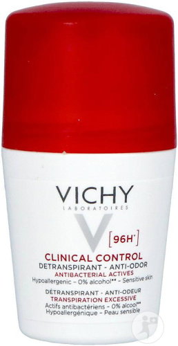 Vichy Clinical Control Deperspirant Anti-Odor 96h Sensitive Skin Roll-On 50ml