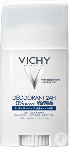 Vichy deodorant without aluminum salts 24 hour stick 40ml