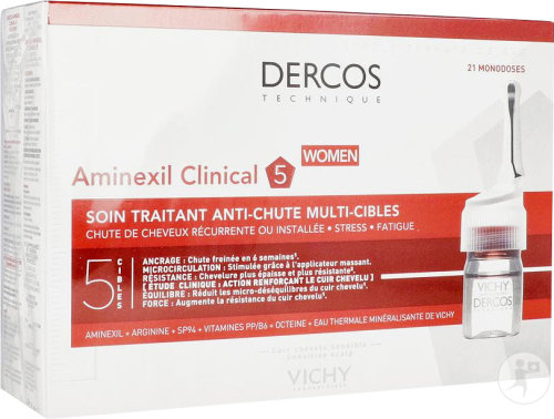 Vichy Dercos Aminexil Clinical 5 For Women 21 ampoules
