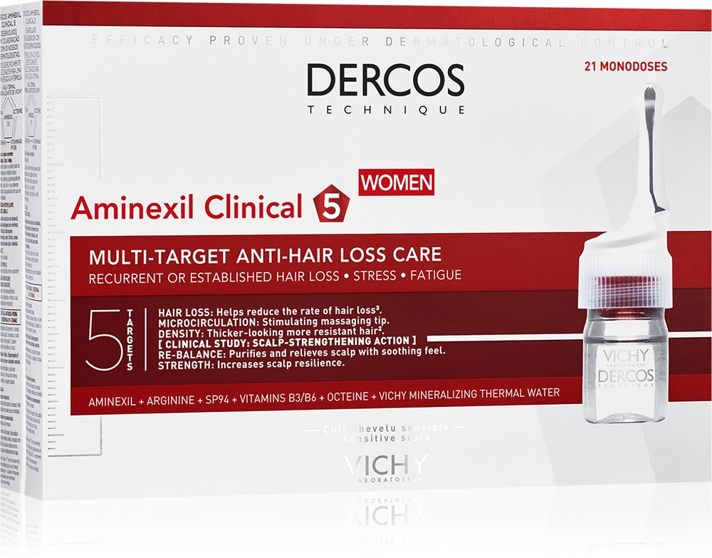 Vichy Dercos Aminexil Clinical 5 targeted care against hair loss for women