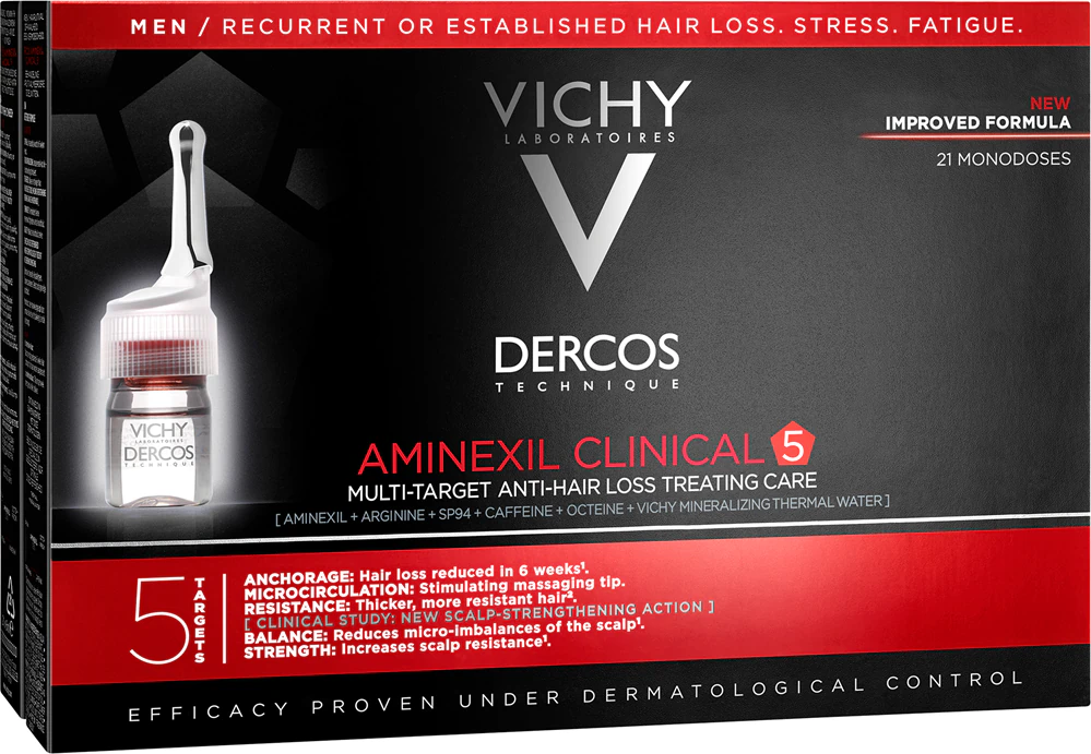 Vichy Dercos Aminexil Clinical 5 targeted care against hair loss for men