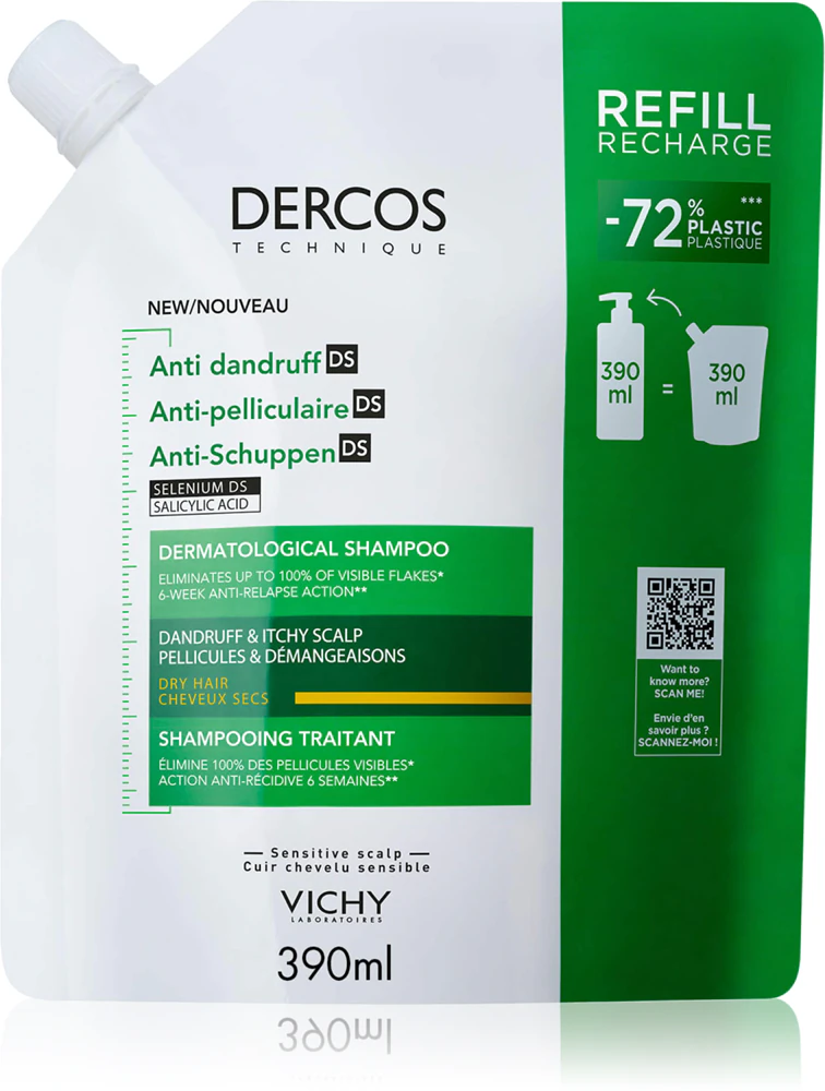 Vichy Dercos Anti-Dandruff Shampoo for dry hair