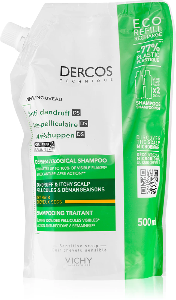 Vichy Dercos Anti-Dandruff shampoo against dandruff for dry hair 500 ml