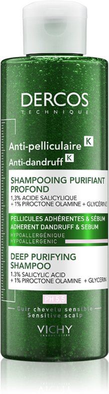 Vichy Dercos Anti-Dandruff shampoo against dandruff with peeling effect