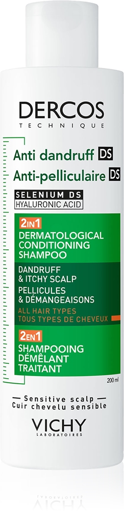 Vichy Dercos Anti-Dandruff Shampoo and Conditioner 2 in 1 against dandruff