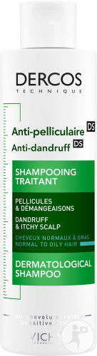Vichy Dercos Anti-Dandruff Care Shampoo For Oily Hair Bottle 200ml