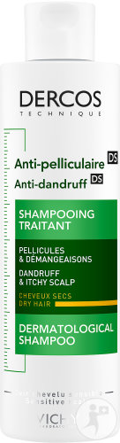 Vichy Dercos Anti-Dandruff Care Shampoo For Dry Hair Bottle 200ml