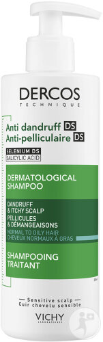 Vichy Dercos Anti-Dandruff Shampoo Normal to Oily Hair 390ml