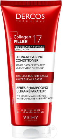 Vichy Dercos Collagen 17 Filler Ultra Repair Conditioner Tube 200ml