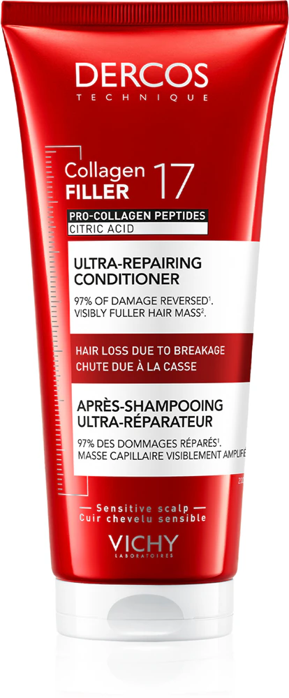 Vichy Dercos Collagen Filler 17 Intensive Regenerating Conditioner