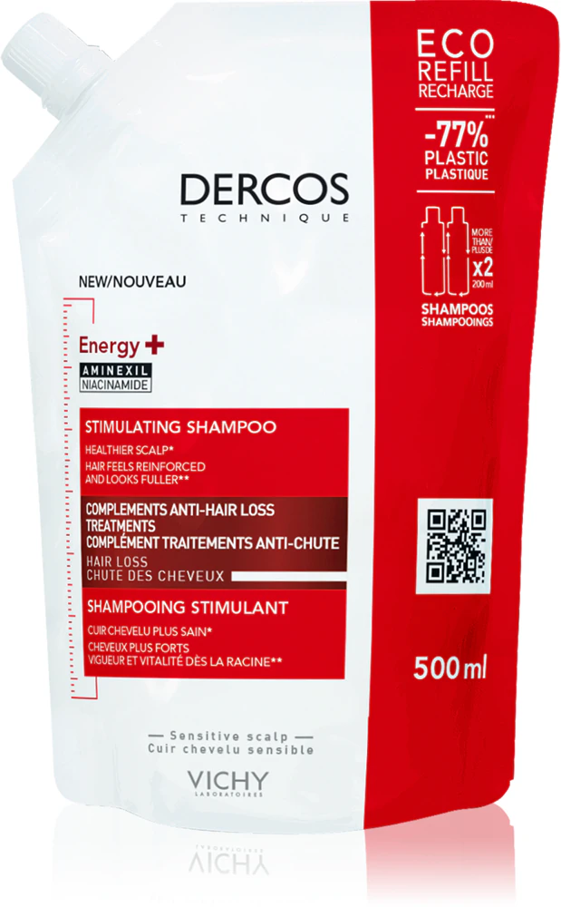 Vichy Dercos Energizing strengthening shampoo against hair loss