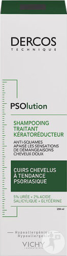 Vichy Dercos PSOlution Keratoreductive Care Shampoo 200ml