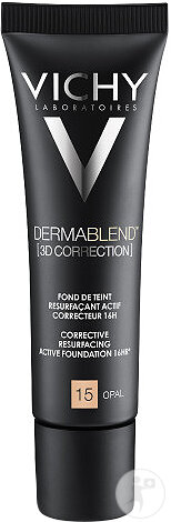 Vichy Dermablend [3D Correction] Make-Up Foundation 16st Impure Acne-Prone Skin 15 Opal 30ml