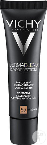 Vichy Dermablend [3D Correction] Make-Up Foundation 16st Impure Acne-Prone Skin 55 Bronze 30ml