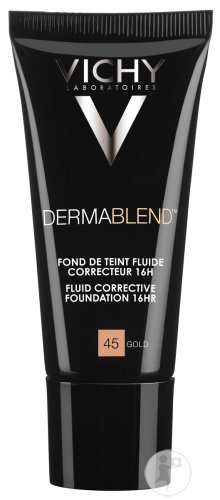 Vichy Dermablend Complexion-Correcting Make-Up Fluid 45 Gold Tube 30ml