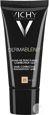 Vichy Dermablend Complexion Correcting Make-Up Fluid 16pcs All Skin Types 25 Nude 30ml