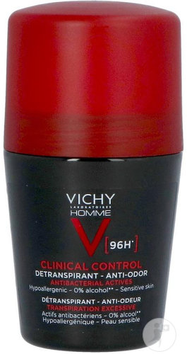 Vichy Homme Clinical Control Deodorant Deperspirant 96h Roll-On 50ml