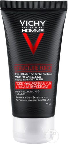 Vichy Homme Structure Force Global Anti-Age Facial Care Sensitive Skin Tube 50ml