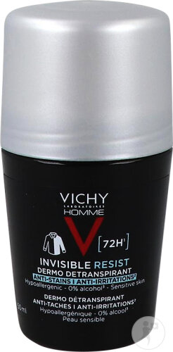 Vichy Mann Invisible Resist Deperspirant 72h Anti-irritation Anti-spots Sensitive Skin 50ml
