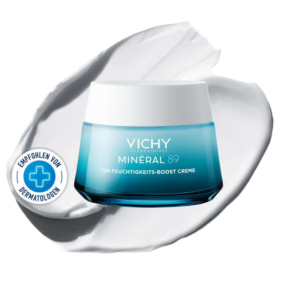Vichy Minéral 89 72H Feuchtigkeits-Boost Creme mit Duft für normale Haut + M89 72H Feuchtigkeits-Boost Creme 15ml GRATIS 50 ml