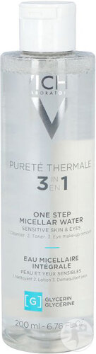 Vichy Pureté Micellar Water For Sensitive Skin Bottle 200ml