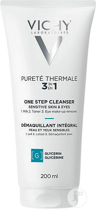 Vichy Pureté Thermale 3In1 Facial Cleanser For Sensitive Skin Tube 200ml